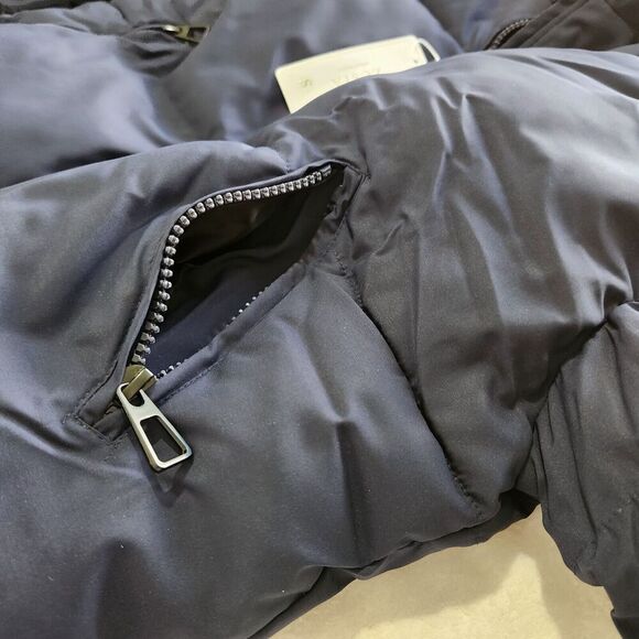 ZCSIA Women Winter Jacket Size Large Navy Color Baggy Puffer Short Coat - Picture 13 of 16